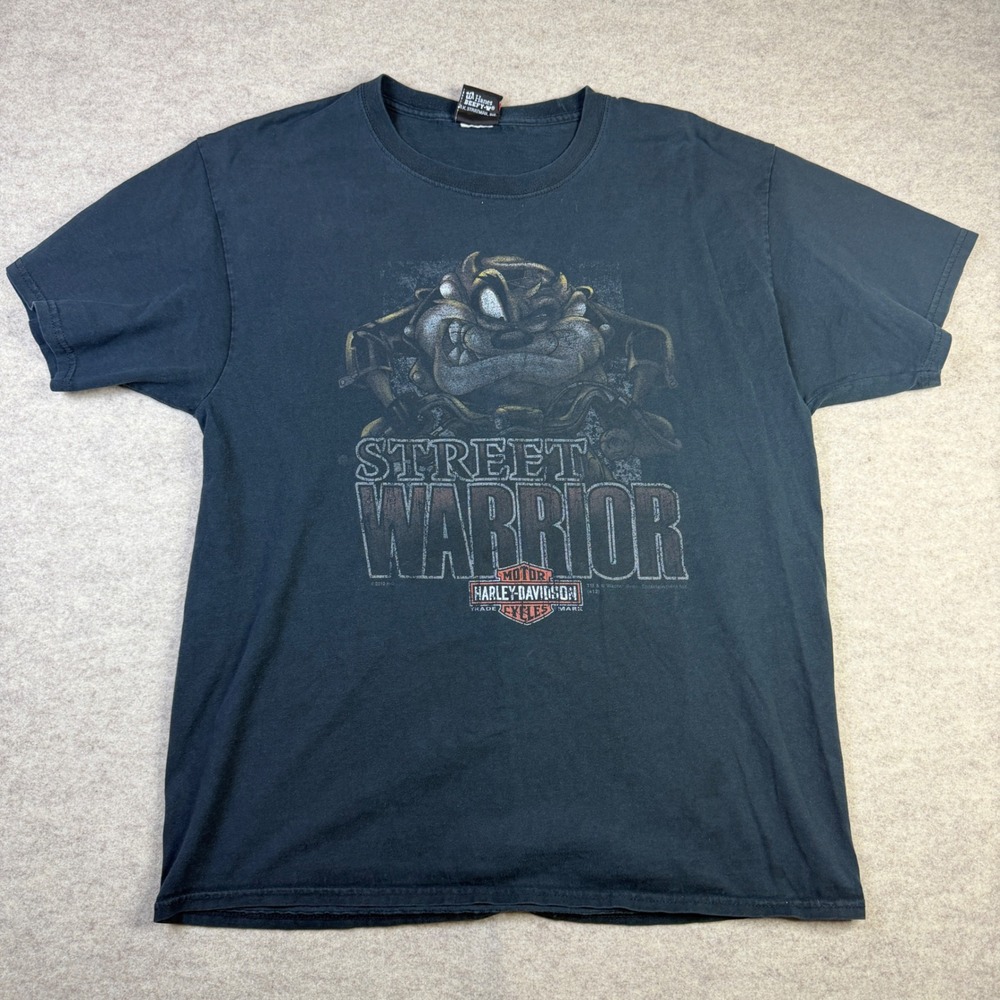 Harley-Davidson Mens Street Warrior Taz Deadwood SD Graphic T-Shirt Black XL